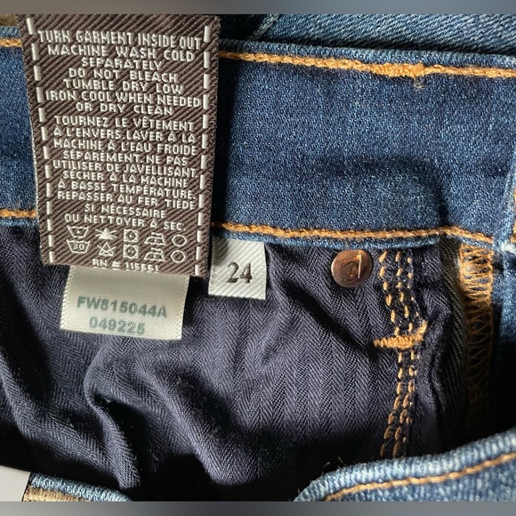 NWT 7 For All Mankind Jeans The Mid Rise Ankle Skinny - Picture 12 of 12